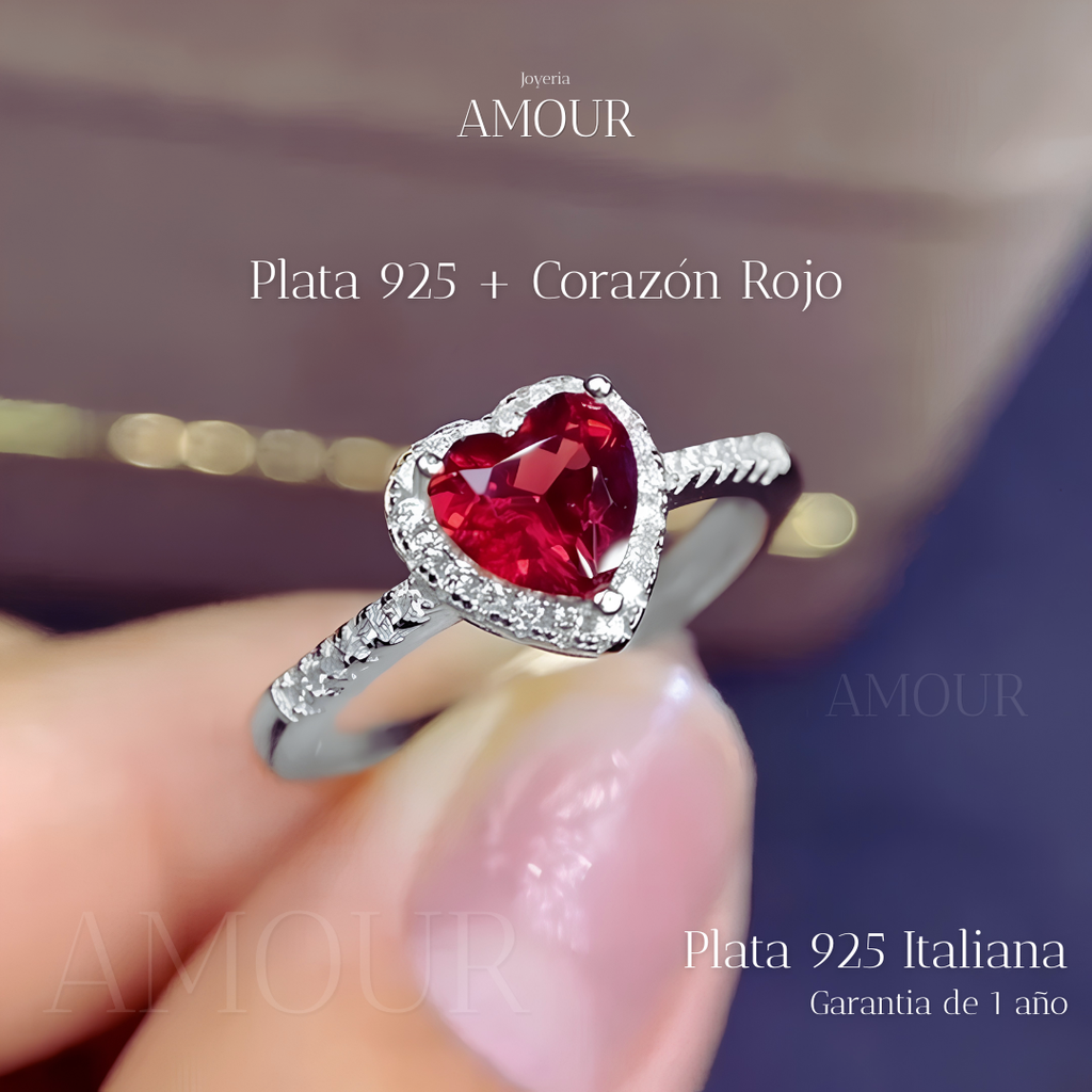 Anillo Dulce Corazon Laminado en Oro blanco, rosa y amarillo