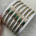 Pulsera San Judas Tadeo en Oro Laminado 14k Italiano