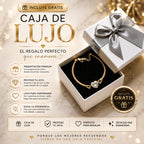 Pulsera Corazón del Amor - Oro Laminado 14k CERTIFICADO